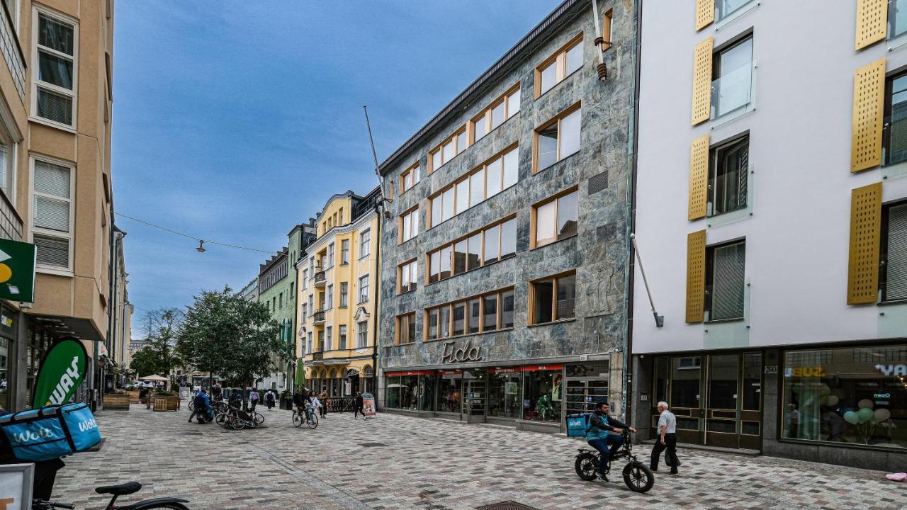 הלסינקי Nice Studio Apartment On A Pedestrian Street מראה חיצוני תמונה