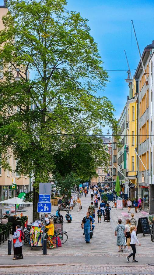 הלסינקי Nice Studio Apartment On A Pedestrian Street מראה חיצוני תמונה